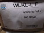   PUK WLKL-L F, 40x60 mm négyszögletű alátétlemez kábellétrákhoz, leszorító lemez, horganyzott, 140 Ft/db, (KLU-L F)
