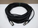 Mikrofon kábel, XLR apa, XLR anya, 20m, Microphone cable 