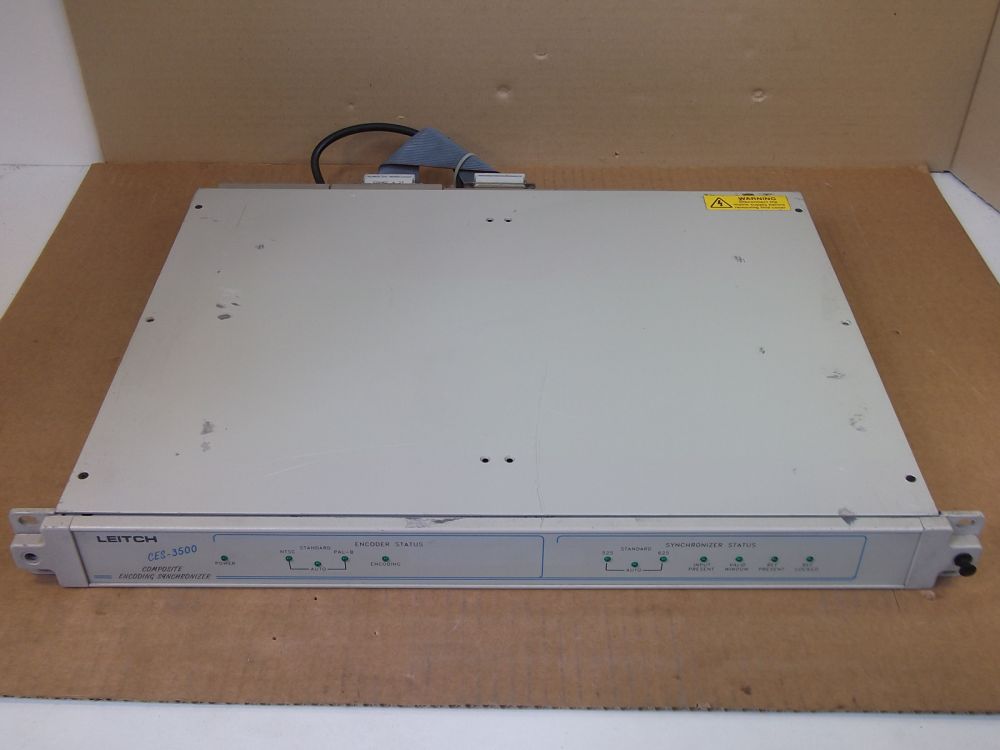 Leitch Frame Synchronizer Composite Encoder/Synchronizer, Leitch CES-3500 3500-CE, 350