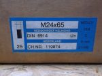   M24x65 mm hatlapfejű részmenetes nagyfeszültségű tüzihorganyzott HV csavar, 10.9, 550 Ft/db, DIN6914, Nedloy