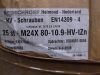 M24x80 mm hatlapfejű részmenetes nagyfeszültségű tüzihorganyzott HV csavar, 10.9, 590 Ft/db, DIN6914, Nedloy M24x80 mm hatlapfejű részmenetes nagyfeszültségű tüzihorganyzott HV csavar, 10.9, 590 Ft/db, DIN6914, Nedloy