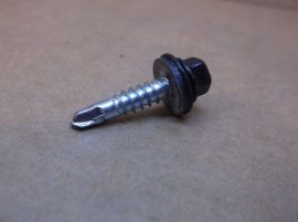 5,5x25 mm fúróhegyes, önfúró hatlapfejű lemezcsavar, (lindab csavar), EPDM alátétes, horganyzott, fekete, 500 Ft/csomag, Etanco Colorvis 4PI, fűzőcsavar