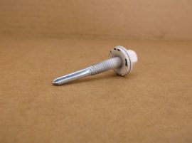 5,5x38 mm Nagy fúrókapacitású, önfúró hatlapfejű lemezcsavar (lindab csavar) EPDM alátétes, horganyzott, 14 Ft/db, Ipex 0315, fűzőcsavar