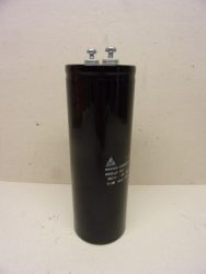 S+M 6000 uF 350VDC kondenzátor, 77mm átmérő, 230mm hossz, egyenáramú alumínium elektrolit kondenzátor, B43564-U4608-Q4