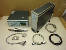 Telsonic Ultrasonics SG-25-500-3 Ultrahangos hegesztő, SE 26/20-2-36 M léghűtéses fejjel és szonotródával, MPS4 vezérlővel, 230VAC 3,5A 500W, 36 kHz, ultrasonic plastics welding generator