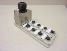 Weidmüller SAI-8-MH-5P M12 (1701252000) szenzorelosztó modul, érzékelő-aktuátor interfész, A kódolású 8x M12 5 pin anya, 30VDC, LED visszajelzés, PNP, M20 tömszelencével Weidmüller SAI-8-MH-5P M12 (1701252000) szenzorelosztó modul, érzékelő-aktuátor interfész, A kódolású 8x M12 5 pin anya, 30VDC, LED visszajelzés, PNP, M20 tömszelencével