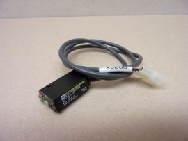 Omron E3V-7DC43S optikai szenzor, fénysorompó, fotoelektromos állítható érzékelő, 12-24VDC, LED visszajelzéssel