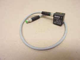 BOSCH 0830100469, SN2-R3-M008-036 Reed szenzor, sárga LED visszajelzéssel, szenzorkábellel és M8 3pin apa csatlakozóval,