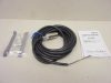 Omron E2E-X5B1T18-5m, 28Y23M induktív szenzor, közelségérzékelő, közelítés kapcsoló, M18 menet, 10...30 VDC, árnyékolt, érzékelés 5 mm, 3-vezetékes, PNP NO, IO-Link COM3, nikkel-sárgaréz, rövid test, 5 m kábel