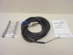   Omron E2E-X5B1T18-5m, 28Y23M induktív szenzor, közelségérzékelő, közelítés kapcsoló, M18 menet, 10...30 VDC, árnyékolt, érzékelés 5 mm, 3-vezetékes, PNP NO, IO-Link COM3, nikkel-sárgaréz, rövid test, 5 m kábel