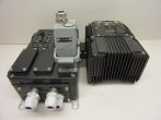   Nordac SK DA-130E-750-340-IBS-AAA + SK300E-750-340-B Decentralizált terepi elosztó modul 0,75 kW-os frekvenciaváltóval, 3x400VAC be, 3x 0-400V 400Hz ki, InterBus és érzékelő/aktuátor csatlakozásokkal, 