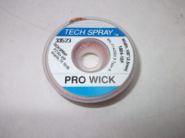 Rézharisnya, kiforrasztó szalag, TechSpray Pro Wick 1804-10F, 2,5mm/3m