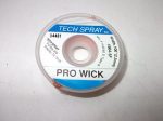   Rézharisnya, kiforrasztó szalag, TechSpray Pro Wick 1804-5F, 2,5mm/1,5m