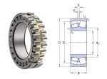   22313 M/C4 SKF, 65x140x48 mm, Kétsoros önbeállós hordógörgős, gömbgörgős csapágy, olajhorony nélkül, hengeres tengelyfurattal, és bronzkosárral