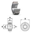 GE 17 ES NEUTRAL, 17x30x14/10 mm, gömbcsukló, gömbszem 17 mm-es tengelyfurat, radiális gömb alakú siklócsapágy