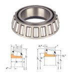   LM 48548 TIMKEN, 34.925x18.288 mm, 1 3/8"x 0.72", Egysoros kúpgörgős csapágy, csak belső gyűrű görgőkkel