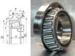   67728 (34128 AR) URB, 140x230/238x59,85 mm, Egysoros kúpgörgős csapágy, külső gyűrűn peremmel