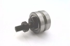 JA7C HEPCO (AMJ25E1N) 6x25x14 mm, Koncentrikus csap típusú vezetőgörgő, tartógörgő, csapos támasztógörgő, (síngörgő) külső paláston "V" alakú vezetőnúttal