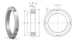   KM 13 FAG, 65x85x12 mm, M65x2, Hornyos anya, Ellenanya metrikus menettel, biztosító alátéttel való reteszeléshez, DIN 981