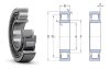 NU 212 ZVL, 60x110x22 mm, Egysoros hengergörgős csapágy, acélkosárral, és mindkét irányba elmozduló belső gyűrűvel NU 212 ZVL, 60x110x22 mm, Egysoros hengergörgős csapágy, acélkosárral, és mindkét irányba elmozduló belső gyűrűvel