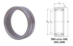   RNU 4911 V (RNA 4911 V) DKF, 63x80x25 mm, Egysoros tűgörgős csapágy, belső gyűrű és kosár nélkül, telegörgős