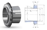   H 2313 komplett AKN, 60x65x85 mm /M65x2, Adapterhüvely kupos tengelyfuratú csapágyakhoz, szorítóhüvely, feszítőhüvely KM hornyos anyával és MB biztosító alátéttel, metrikus méret, Kúp= 1:12
