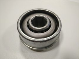 108-2500 (MTR-60) ALVEY, 17,8x57,6/61,2x29,5 mm, egysoros golyós, szállítószalag görgő csapágy, 17,8 mm-es hatszög tengellyel