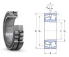 22205 CKW33 CX, 25x52x18 mm, Kétsoros önbeállós hordógörgős, gömbgörgős csapágy, külső paláston olajzófuratokkal és horonnyal, kúpos tengelyfurattal, acélkosárral, 