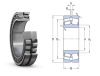 22212 CC SKF, 60x110x28 mm, Kétsoros önbeállós hordógörgős, gömbgörgős csapágy, hengeres tengelyfurattal, acélkosárral, olajhorony nélkül, 22212 CC SKF, 60x110x28 mm, Kétsoros önbeállós hordógörgős, gömbgörgős csapágy, hengeres tengelyfurattal, acélkosárral, olajhorony nélkül,
