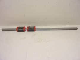 BM20-C2-720-U-30-30- ZM/A3.06, SCHNEEBERGER MONORAIL, 20mm széles, 720mm hosszú, BM S 20-NU lineáris sín, 2db. BMC 20 G3-V2 lineáris csapággyal, G3 pontosság, V2 előfeszítés, alsó felfogatás