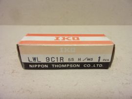 LWL 9C1R 55 H/M3, LWL9C1R55H IKO, miniatűr lineáris csapágy, 55 mm-es sínnel együtt, precíziós lineáris síncsapágy, vezetőkocsi profil sínekhez, golyós futóblokk, futókocsi,