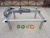 Berger Lahr 3 tengelyes lineáris egység, 1150x850 mm-es NC/CNC X-Y-Z modul, VRDM3913/50LWCEO és VRDM31117/50LWCEO szervo motorokkal, kábelekkel, végállás szenzorokkal, energialáncokkal és 90x90-es alumínium profil lábakkal, Berger Lahr 3 tengelyes lineáris egység, 1150x850 mm-es NC/CNC X-Y-Z modul, VRDM3913/50LWCEO és VRDM31117/50LWCEO szervo motorokkal, kábelekkel, végállás szenzorokkal, energialáncokkal és 90x90-es alumínium profil lábakkal,