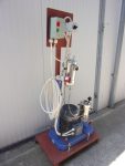  IKA MK 2000/05 Rozsdamentes In-line kolloid malom, kúpos malom, 2500 l/h, 7,5 kW, 3000/6000 rpm, szívós és szemcsés alapanyagok nedves és finom őrlésére, rendkívül finom emulziók és szuszpenziók előállítására, Aerni AR 139 nyomástartállyal