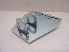 Tartókonzol, horganyzott acél tartóbilincs, 28 mm csőátmérőhöz, nagyobb változat