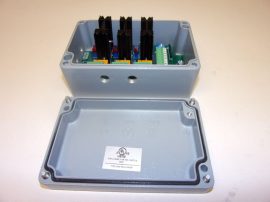 Szerelt áramköri doboz, panel, Loccioni AEA023, 80x124x57 mm-es alumínium dobozban, xyz