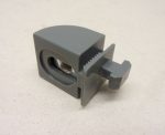   MiniTec 221260/0 gépépító elem, 45 mm-es aluprofilba illeszthető, M6 menettel, ABS műanyag, szürke, belső horganyzott anyával Hasznos 2-6 mm vastagságú panelek felszereléséhez, 4 db/csomag, bruttó 800 Ft/db.