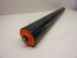   NDW kúpos görgő, 57/110x650 mm, csapágyazott műanyag asszimmetrikus szállítógörgő, 57/100mm átmérő, 650mm hossz, 12mm tengelyátmérő, 