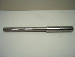   SMO bv. Acéltengely, gépalkatrész, 315mm hossz, 20/25mm átmérő, ékpályákkal