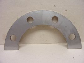 Rozsdamentes karima pár, műanyag karimákhoz, 140/220mm átmérő, 3mm vastag, 180x8x18xM16, DN 100, hézagoló félkarima Rozsdamentes karima pár, műanyag karimákhoz, 140/220mm átmérő, 3mm vastag, 180x8x18xM16, DN 100, hézagoló félkarima
