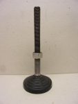   Csuklós géptalp, önbeállós szintezőtalp, M16x170 menet, 80mm átmérőjű műanyag talp, 