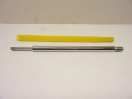 20x386 mm Krómozott acéltengely menetes végekkel, 386mm hossz, 20mm átmérő, M16x1,5mm / M12 külső menet 