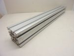   90x90x780 mm Bosch Rexroth Alumínium profil, gépépítő és installációs profil, I10 Aluprofil, Heavy széria, 8db.10 mm-es núttal, mindkét végén M16 menettel, strut profile, 