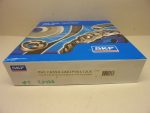   SKF PHC CA550-L6K1F9X112LK, CA550 görgőslánc zárószemmel, 4,6 m, mezőgazdasági lánc, 41,4 mm csapszegtávolság, 6 láncszemenként kétoldali lemezfülekkel, 112 darab láncszemmel, 4636 mm