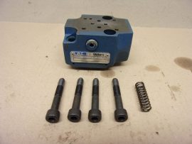 Vickers CVCS-16-D3-B29-10, CVCS16D3B2910, 455820 Hidraulikus szelepfedél szelepbetéthez, Slip-in Cartridge Valve Cover, max. 350 bar