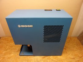 BOGE DS6 230/1/50, 575103503, hűtveszárító sűrített levegő rendszerekhez, 230VAC 0,26kW, 1" menet, 1...16 bar, 5...65 ºC, 134a, 0,60 m³/min (36 m³/h), DS sorozatú hűtőközegszárító, BD 20, 38488776 kondenzvíz-elvezetővel, EMT45HDR kompresszorral