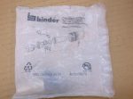   Binder 680 09-0314-00-05, ipari 5-pólusú csatlakozó aljzat, szenzorcsatlakozó, kábeldugasz anya, M16, forrasztható, ezüstözött érintkezőkkel