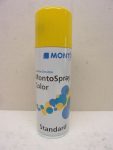   Montó MontoSpray Color Standard, sárga színű szintetikus zománcfesték, 200ml, Zománc spray, bármilyen felületen, beltéri vagy kültéri használatra, jó kopássi és UV ellenállással.