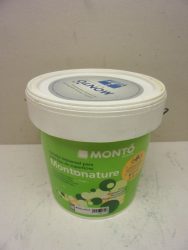 MONTÓ Pinturas, Montonature fényes, színtelen vízbázisú lak, akril zománcfesték, fém, fa, falazat, PVC és horganyzott felületekre, 4 liter, bruttó 2500.- Ft/liter
