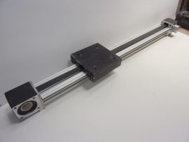 Lineáris egység, fogasszíj hajtással, 800mm mozgás, 175x175mm kocsi, xyz