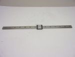   Rexroth precíziós Lineáris egység, lineáris pálya, R045922002 csapággyal, 556mm hossz, 24x8,6 mm sín keresztmetszet, 